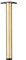 tow000ack 1x Aluminium Möbelfüße Metall Tischbeine Höhenverstellbar Möbelfüsse DIY Möbel Stützbeine für Tischplatten Schreibtisch Esstisch,mit Schrauben,Gold,Anpassbare Höhe (70cm(27.6in))