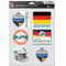 Wincraft NFL FRANKFURT Aufkleber 6er Set 18x13cm Miami Dolphins