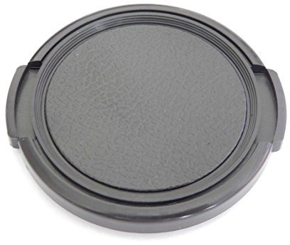 vhbw Bouchon d'objectif 49 mm Compatible avec Sony E 16 mm 2.8 (SEL16F28) Appareil Photo - Plastique Noir + Ouverture latérale