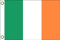 Irland Flagge Fahne | 150 cm x 90 cm / 90 x 150 cm | Wetterfest & Langlebig | Polyester mit zwei Ösen