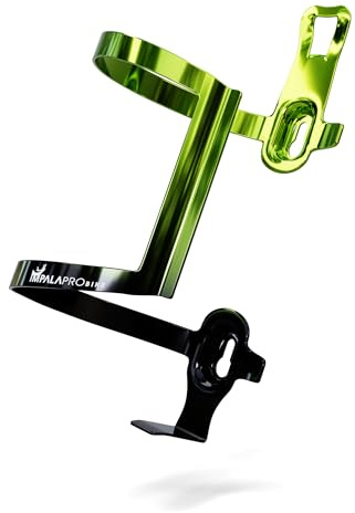 IMPALAPRO Side Load Bottle Cage for Road Bikes & MTB Right Aluminum 34g | Side Entry Water Bottle Cage Right-Hand, 10 Gradient Electroplated Colors, Fits Ø72-76mm Standard Bottles