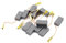 sourcing map 5Pair 15mmx8mmx5mm Motor Carbon Brush Replacement for Air Compressor