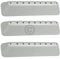 Bosch Siemens 669833 00669833 - Set di 3 tamburi a coste per tamburo 213 x 55 x 43 mm, 9 fori, per lavatrice anche Balay Constructta Koenic Pitsos Profilo Viva