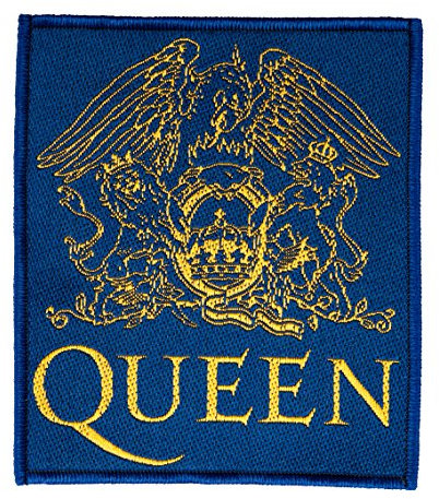 Queen Shield Logo Aufnäher Patch Gewebt & Lizenziert !!