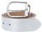 Vanzetti Damen Leder Gürtel Rindleder Metallic Damengürtel silber metallic 40 mm Ledergürtel (90 cm, Silber Metallic)