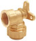 SOMATHERM FOR YOU, Applique murale laiton pour tube PE Ø20 - Femelle 15/21 - Raccord à serrage extérieur - Étanchéité optimale - Résistance à 20 bars - Usage eau potable - Température +5°C à 80°C