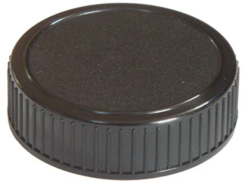 vhbw copriobiettivo posteriore compatibile con Nikon D100, D200, D300, D3000, D300s, D3100, D3200, D40, D40x, D50 fotocamera - plastica, nero