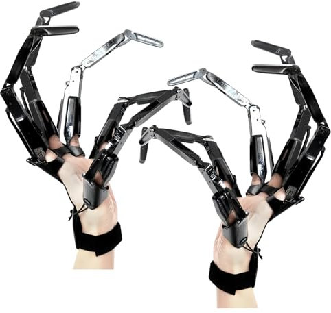 Doigts Articulés D'halloween, 1 Paire Extensions De Doigts Imprimées En 3D Doigts Halloween Gants Articulés Halloween Main Squelette Main Articulée Main Squelette Articulée Flexible Cosplay Partis