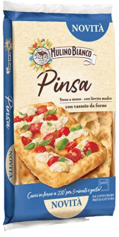 Mulino Bianco, Novità Pinsa in Vassoio Stesa a Mano con Lievito Madre 230g