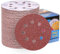 100 Stück Schleifpapier 125mm Klett P60 Körnung Schleifscheiben 8 Löcher Rund Schleifblätter Profi für Exzenterschleifer-ALPXUXP