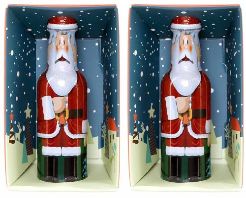 Pilavas Nektar Weihnachtsmann 2x 0,05l GoGreek | 40% Vol. | Pilavas Aktionsflasche | Ouzo Geschenk | +20ml Jassas Olivenöl