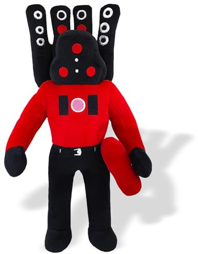 Tuofang Skibidi Toilet Plush, 30cm Skibidi Toilet Kuscheltier, Lustige Skibidi Toiletten Plüsch, Skibidi Toilet Figuren Tv Man Plush Toy