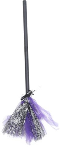 INOOMP 1pieza Escoba De De Halloween Accesorio De Cosplay Decoración De Escoba Mágica para Adultos y Material y Seguro