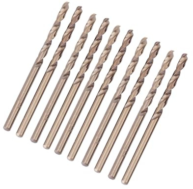 M35 HSS - CO Bohrer Set, 5%, 135 Grad Spitzenwinkel, 5 - teilig - Hohe Härte, Präzises Bohren Auf Edelstahl, Guss und Stahlblech (2mm)
