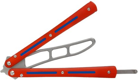 Herramienta de Práctica Plegable de Titanio y G10 Ligero CS/HDD45 (Rojo)