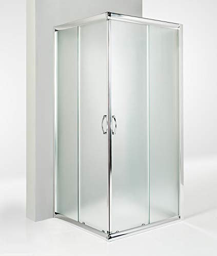 Hydra Box Doccia 3 Lati Porta Scorrevole 65x65x65 cm Opaco