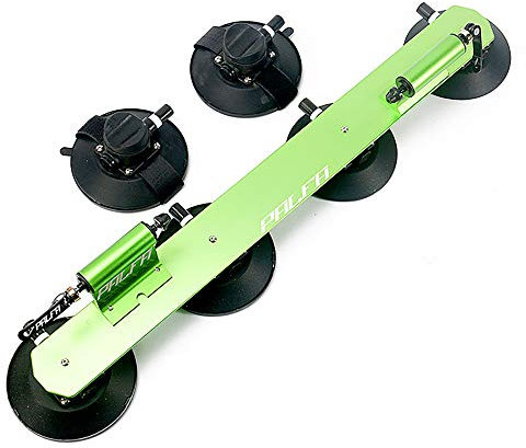 Yajun Porte Velos Voiture Ventouse Support à Vélo Toit-Top Alliage D’Aluminium Transportant Porte Bagages Mount Pièces De Vélo,Green-2