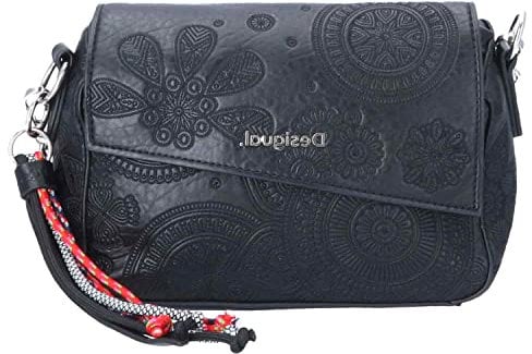 Desigual Damen Bols_deja Vu Phuket Mini Hand Bag, Schwarz, Einheitsgröße EU