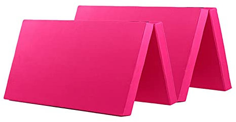 Turnmatte Weichbodenmatte Home Fitness-Gymnastik-Matte, vierfache Faltbare Oxford-Tuch-Rollmatte, abnehmbar und leicht zu tragen 150x200x5cm