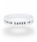 Helping Band - Silikon Armband - World Saver in Action I Größe L/XL I Farbe Weiß - Unterstütze WWF-Projekte - Silikonarmband für Herren und Damen - Gummi Armbänder
