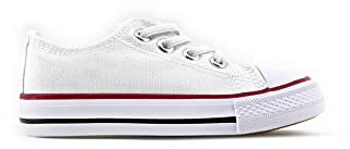 MODELISA - Zapatilla De Lona Con Cordón Para Niños (Blanco, numeric_28)