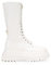 BOSANOVA Botas militares altas con suela track y cordones. Cierre con cremallera interior. Calzado para mujer BEIGE 38