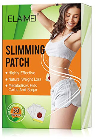 Slimming Patch, 30 Stück Gewichtsverlust Pflaster Abnehmen Patch Bauch Fettverbrennung Fettverbrennung Bauchfett Weg Aufkleber schnelles Abnehmen und Formen für Taille Bauch