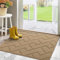 Biscpro Fußmatte Innen Außen Waschbar eingangsteppich innen Schmutzfangmatte rutschfest,Türmatte Innen Teppich für Eingang, Patio, Flur, Garten, Innen und Außen (Braun, 80 * 100 cm)