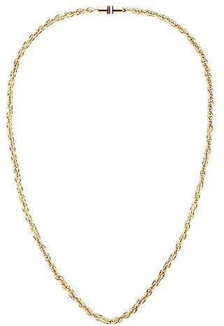 Tommy Hilfiger Schmuck Kette Halskette aus Edelstahl Gelbgold für Männer und Frauen - 2790498