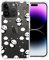 CAROKI Clear Case for iPhone 14 Pro Max - Panda Pattern, Anti-Yellowing, Shockproof