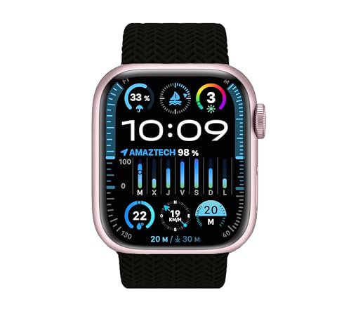 HK9 Pro Plus Smartwatch AMOLED 2.02 Waterprof IP67 Anruf Bluetooth Chat GPT Fitness Uhr für Android iOS Ideal für Männer und Frauen (schwarzes Armband)