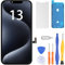 LL TRADER Screen Replacement for iPhone 13 6.1 LCD Retina FHD Display COF Touch Screen Digitizer with Repair Tool Kits, Waterproof Tape, Screen Protector (Truetone programable)