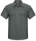 Outdoor Ventures Men's Quick Dry Casual Shirts UPF 50 Button Down Hiking Shirts Lightweight Short Sleeve Cooling Shirt for Safari Fishing Golf Travel Green Grey XL