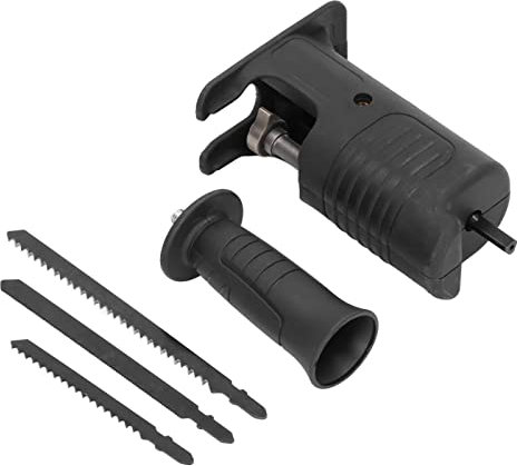 Premium Reciprocating Saw Attachment Kit for Cordless Drill – Versatile Drill Saw Attachment with Blades for Wood, Metal, Meat Cutting - Suitable for Most Drills and