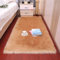 YUGWNN Hellbraun Flausch Teppich Bettumrandung Fell füR Couch,Teppich Waschbar für Interieur, Kinderzimmer, Schlafzimmer,70x180cm/27.5x70.7in