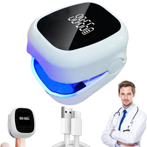 Upgrade Nagelpilz Lasergerät, Nagelpilz Laser Gerät, Nagelpilz Behandlungs Gerät für Finger und Fußnägel, 500nm Blau & 950nm Infrarotlicht, Nagelpilz Laser für Mehrere Finger und Fußnägel,4XL