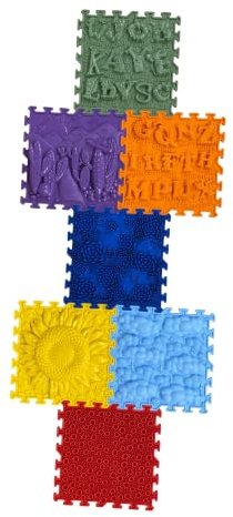 ORTO Nature Sensorische Puzzlematte für Kinder, 7 Teile (Nature's Touch)