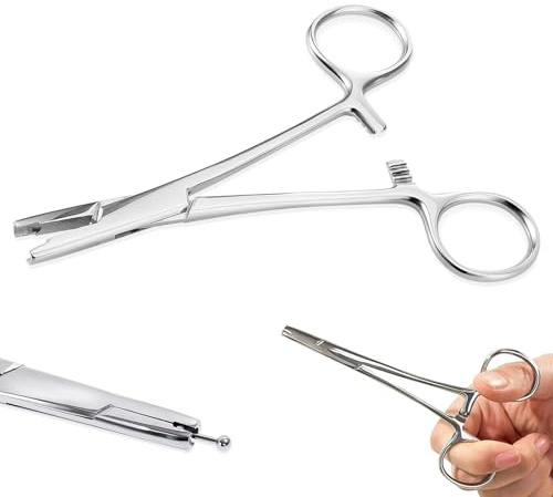 4mm Piercing Zange für Kugeln Edelstahl Piercing Kugel Aufdreher | Piercings Werkzeug Piercing Zange zum Wechseln Ball Piercingzange Zum Öffnen der Ringe Und Zum Festziehen der Schrauben