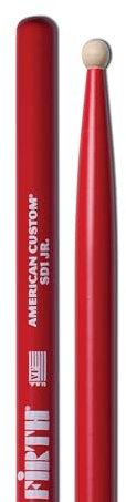 Vic Firth VFSD1JR Custom SD1 Junior American Hickory Wood Tip Drumsticks