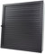 Revisions Warmluftgitter 45x45 schwarz Lüftungsgitter Ofengitter