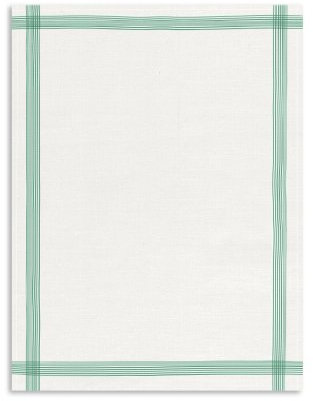 KRACHT, Leinen Geschirrtuch, Gläsertuch, 60x80cm (grün)