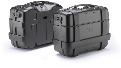 Givi TRK33BPACK2 Trekker 33 Koffer Satz Monokey, Schwarz