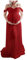 Robe Grossesse Shooting Photo DAY8 Robe Longue Sexy Bustier l'Été Femme Enceinte Pas Cher Robe de Soirée Mariage Grossesse Femme Élégant Robe Décontractée Maternité Vêtements Grossesse (XL, Rouge)
