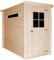 Gartenhaus Holz - Geräteschuppen Holz - Gerätehaus B144xL239xH198 cm/ 2.63 m2 Lagerschuppen für Garten - Fahrrad Schuppen - Gartenhäuser & aufbewahrung Wasserfestes Dach TIMBELA M306