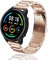 ToVioc 22mm Correa Compatible con Xiaomi Redmi Watch 5 Active/Watch 5 Lite/Watch 2/S3/2 Pro/S2, Correa de Reloj de Metal de Acero Inoxidable para Amazfit Balance/Bip 5/Pop 3S/ Cheetah - Oro de Rosa