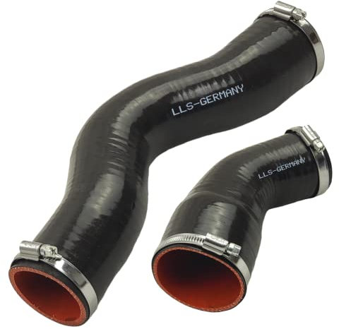LLS-GERMANY 2x Turboschlauch Ladeluftschlauch Kompatibel mit Ford Galaxy - Ford S-MAX - Ford Mondeo Mk4 1596810 SET