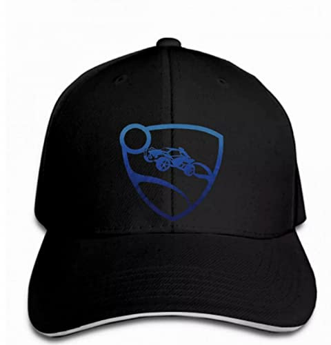 Klassisch Basecap Mark Cap BB Cap Print Herren Rocket League Baseball Cap Herren Blau Premium Snapback Spitzhelm Hip Hop Liebhaber lustige Outdoor-Sportarten Sonnenhut Geschenk