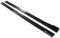 Seitenschweller Schweller Reparaturblech Für E39 E46 E53 E90 E92 E93 E60 E61 X5 Auto Seite Rock Einstellbare Bumper Modifiedextension Rocker Platte Lip Carbon Faser (Größe : 2.18m Bright Black)