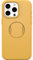 OtterBox iPhone 15 Pro MAX (Only) OtterGrip Symmetry Series Case - ASPEN GLEAM (Orange), built-in grip, sleek case, snaps to MagSafe, raised edges protect camera & screen