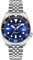 CADISEN Automatik Uhr Herren Mechanische Automatikuhr NH35 Saphirglas Freizeit Wasserdicht (blau)